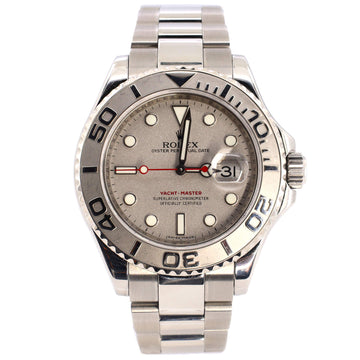 Rolex Oyster Perpetual Yacht-Master Slate Automatic Watch Stainless Steel and Platinum 40