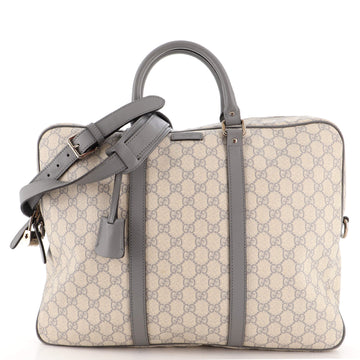 Gucci Convertible Briefcase GG Coated Canvas Large