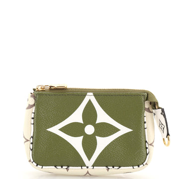 Louis Vuitton Pochette Accessoires Limited Edition Colored Monogram Giant Micro