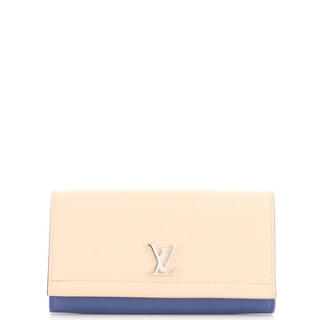 Louis Vuitton Lockme II Wallet Calfskin