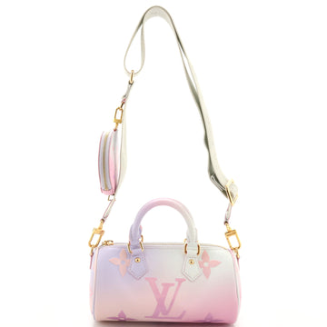 Louis Vuitton Papillon Handbag Spring in the City Monogram Giant Canvas BB