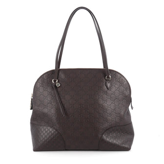 Gucci Bree Dome Tote Guccissima Leather Medium Brown 1977401
