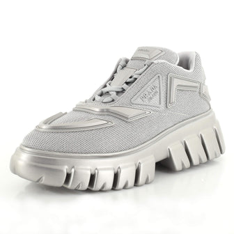 Prada Women's Techno Stretch Lug-Sole Sneakers Mesh