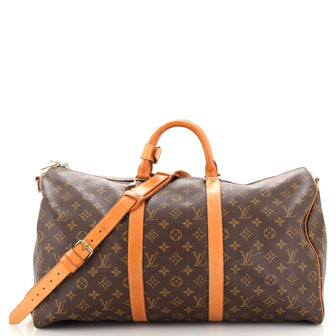 Louis Vuitton Keepall Bandouliere Bag Monogram Canvas 50