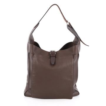 Hermes Marwari Handbag Clemence GM Brown 1977909