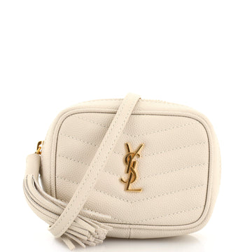 Saint Laurent Lou Camera Bag Matelasse Chevron Leather Baby