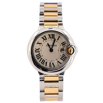 Cartier Ballon Bleu de Cartier Quartz Watch Stainless Steel and Yellow Gold 28