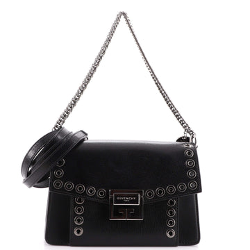 Givenchy GV3 Flap Bag Grommet Embellished Leather Small