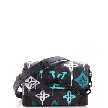 Louis Vuitton Steamer Wearable Wallet Graffiti Monogram Eclipse Canvas