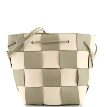Bottega Veneta Cassette Bucket Bag Maxi Intrecciato Leather Small