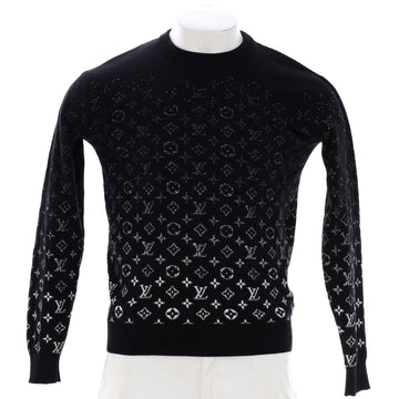 Louis Vuitton Men's Crew Neck Sweater Monogram Degrade Cotton