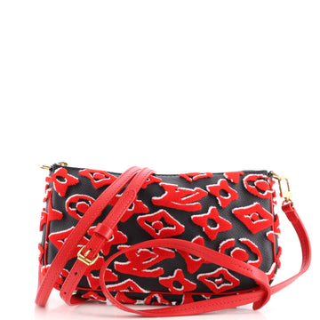 Louis Vuitton Pochette Accessoires NM Limited Edition Urs Fischer Tufted Monogram Canvas