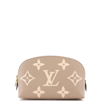 Louis Vuitton Cosmetic Pouch Bicolor Monogram Empreinte Giant