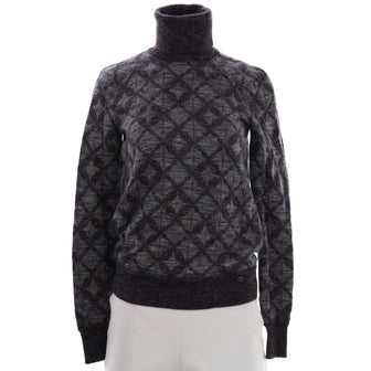 Chanel Women's Knit Turtleneck Sweater Mohair and Silk