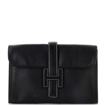 Hermes Jige Clutch Evergrain PM