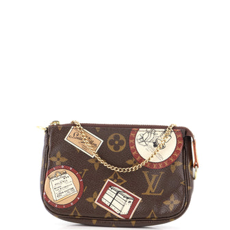 Louis Vuitton Pochette Accessoires Limited Edition Monogram Canvas Mini