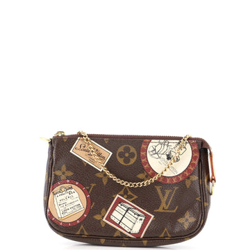 Louis Vuitton Pochette Accessoires Limited Edition Monogram Canvas Mini