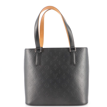 Louis Vuitton Mat Stockton Handbag Monogram Vernis