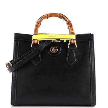 Gucci Diana NM Bamboo Handle Tote Leather Small