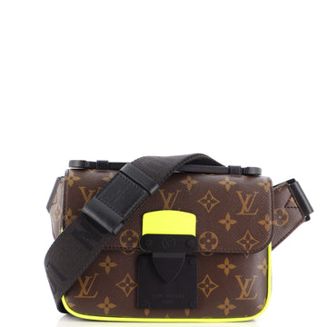 Louis Vuitton S Lock Sling Bag Macassar Monogram Canvas