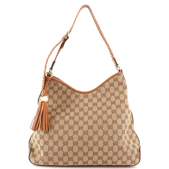Gucci Marrakech Hobo GG Canvas Medium