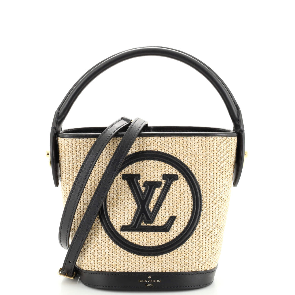 Louis Vuitton Petit Raffia Bucket Bag