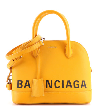 Balenciaga Logo Ville Bag Leather Small