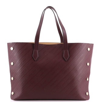 Givenchy Bond Shopper Tote Studded Embossed Leather Medium