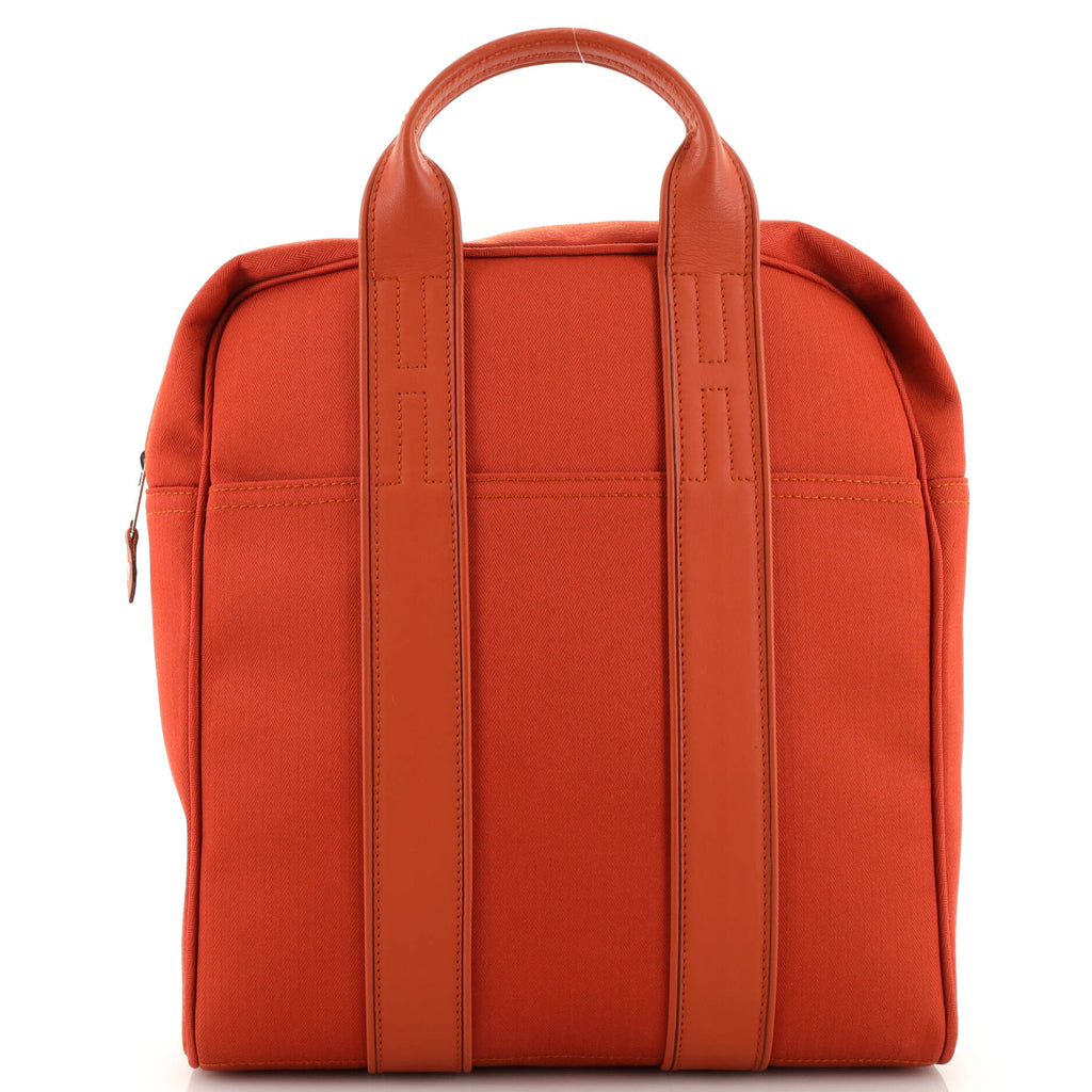 Hermes Sac Acapulco Backpack Sac Hermès Acapulco Sac Ado Backpack/Daypack Toile Chevron  main image 4