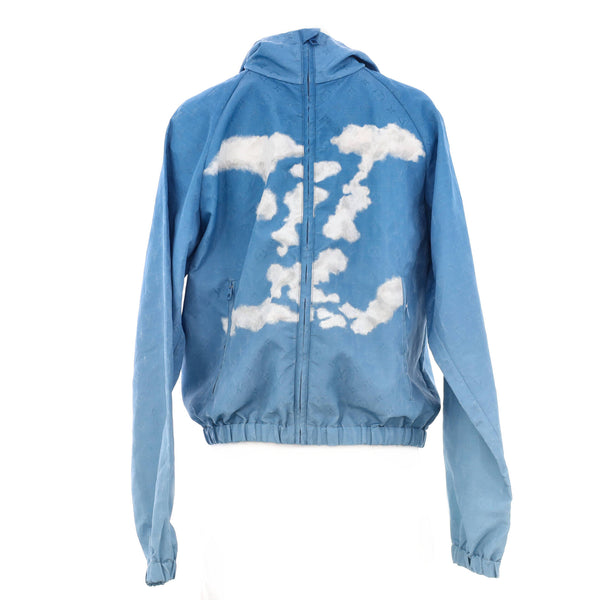 Louis Vuitton Men's Windbreaker Jacket Limited Edition Monogram Clouds Blue  19780734