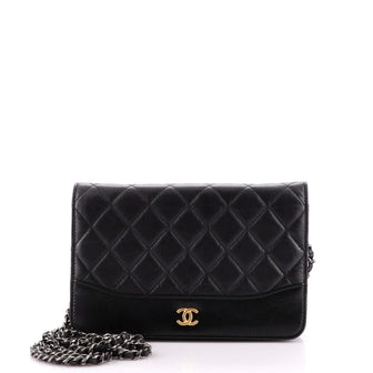 Chanel Gabrielle Wallet on Chain Quilted Aged Calfskin