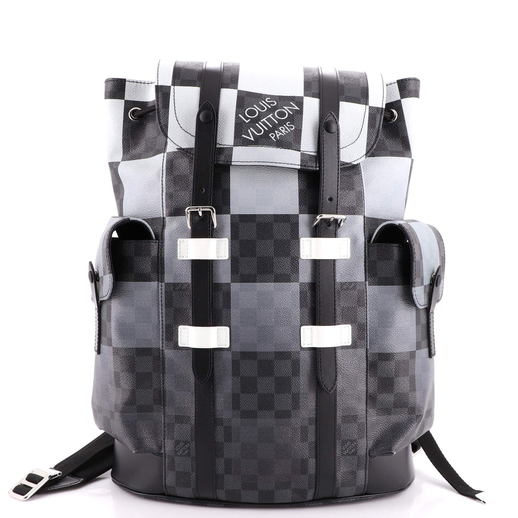 LOUIS VUITTON Damier Graphite Christopher PM Backpack 1303633