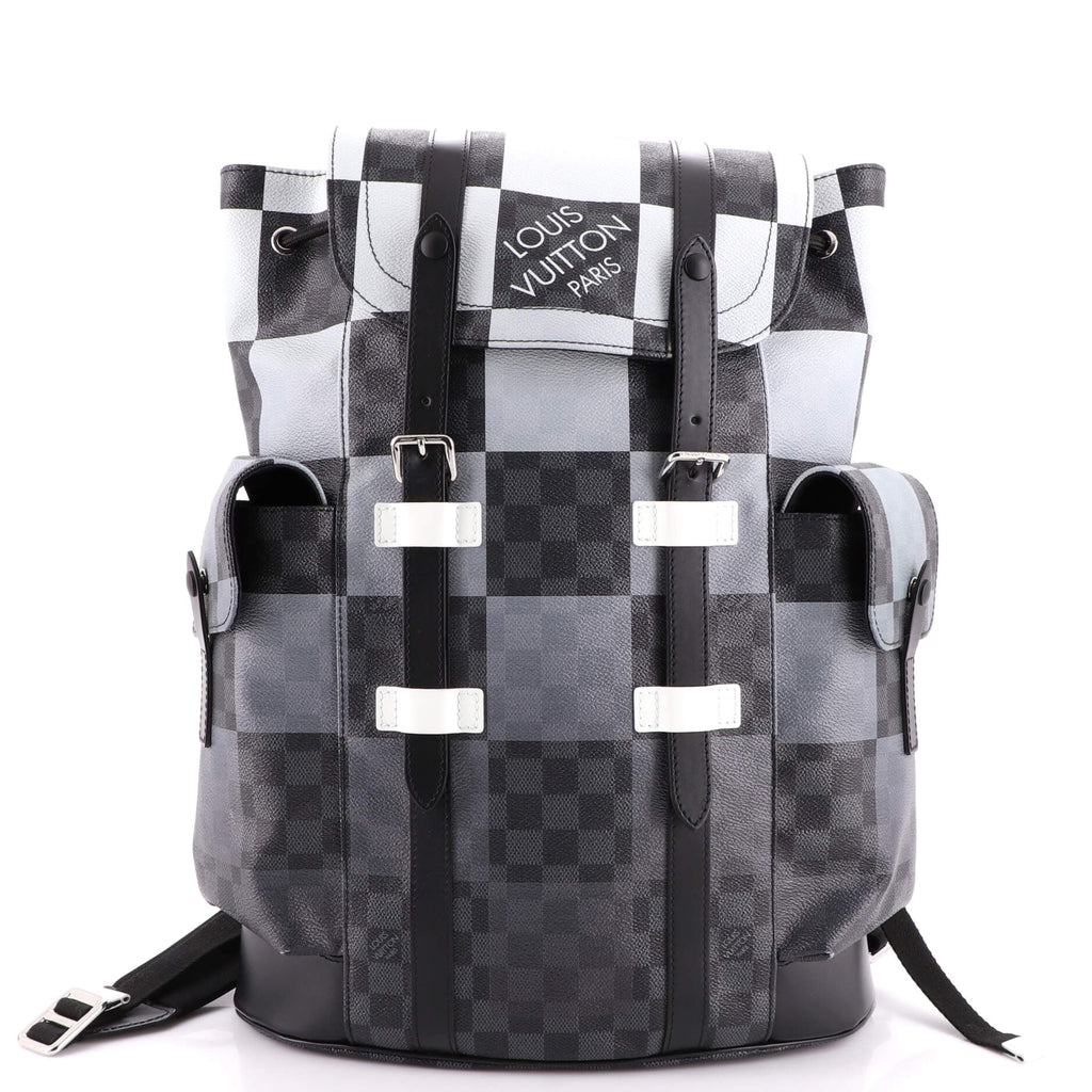 Louis Vuitton Christopher Backpack Limited Edition Ombre Damier Graphite Giant PM 197807