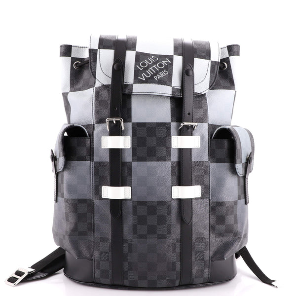 Louis Vuitton Christopher Backpack Limited Edition Ombre Damier Graphite Giant PM 197807