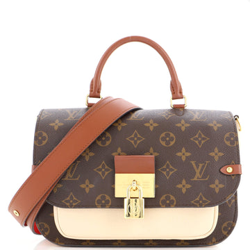 Louis Vuitton Vaugirard Handbag Monogram Canvas with Leather