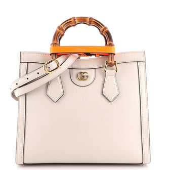 Gucci Diana NM Bamboo Handle Tote Leather Small