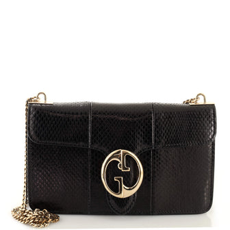 Gucci 1973 Flap Shoulder Bag Python Medium