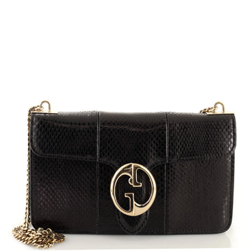 Gucci 1973 Flap Shoulder Bag Python Medium