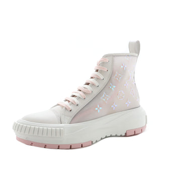 LV Squad Sneaker Boot Pink 