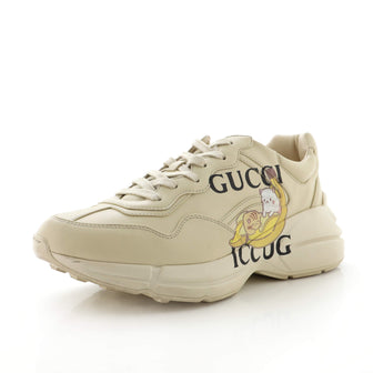 Gucci Rhyton Sneakers Printed Leather