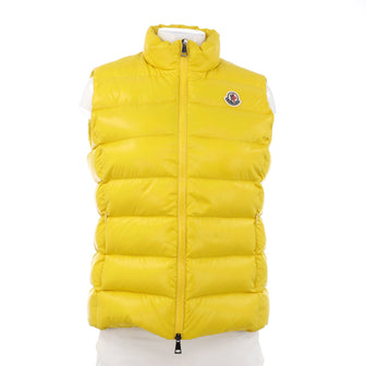 Moncler Women's Ghany Puffer Vest Quilted Polyamide with Down