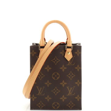 Louis Vuitton Petit Sac Plat Bag Monogram Canvas