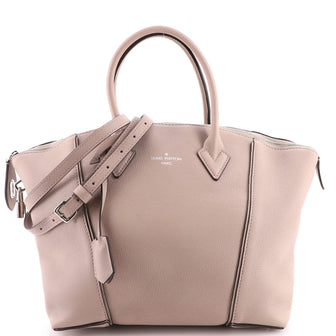 Louis Vuitton Soft Lockit Handbag Leather PM