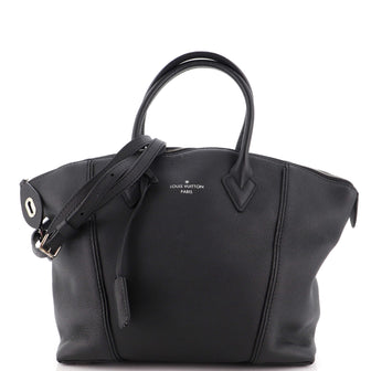 Louis Vuitton Soft Lockit Handbag Leather PM