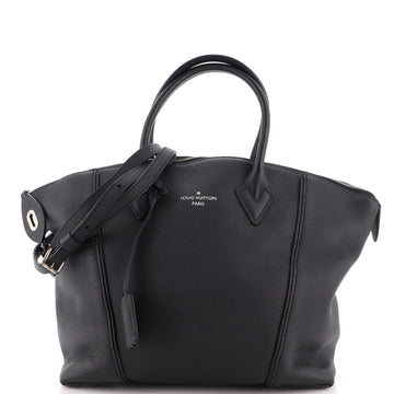 Louis Vuitton Soft Lockit Handbag Leather PM