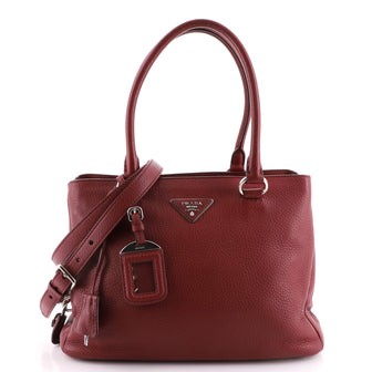 Prada Convertible Shopping Tote Vitello Daino Medium