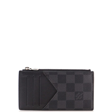 Louis Vuitton Coin Card Holder Damier Graphite