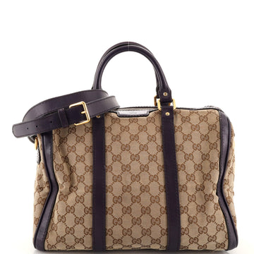 Gucci Convertible Joy Boston Bag GG Canvas Medium