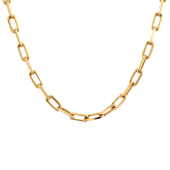 Cartier Santos Dumont Chain Necklace 18K Yellow Gold