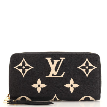 Louis Vuitton Zippy Wallet Bicolor Monogram Empreinte Giant